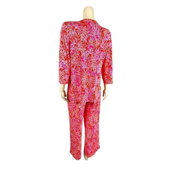 Island Republic Vibrant Floral Tunic/Pant Set Like New Condition Size Medium - Picture 9 of 14